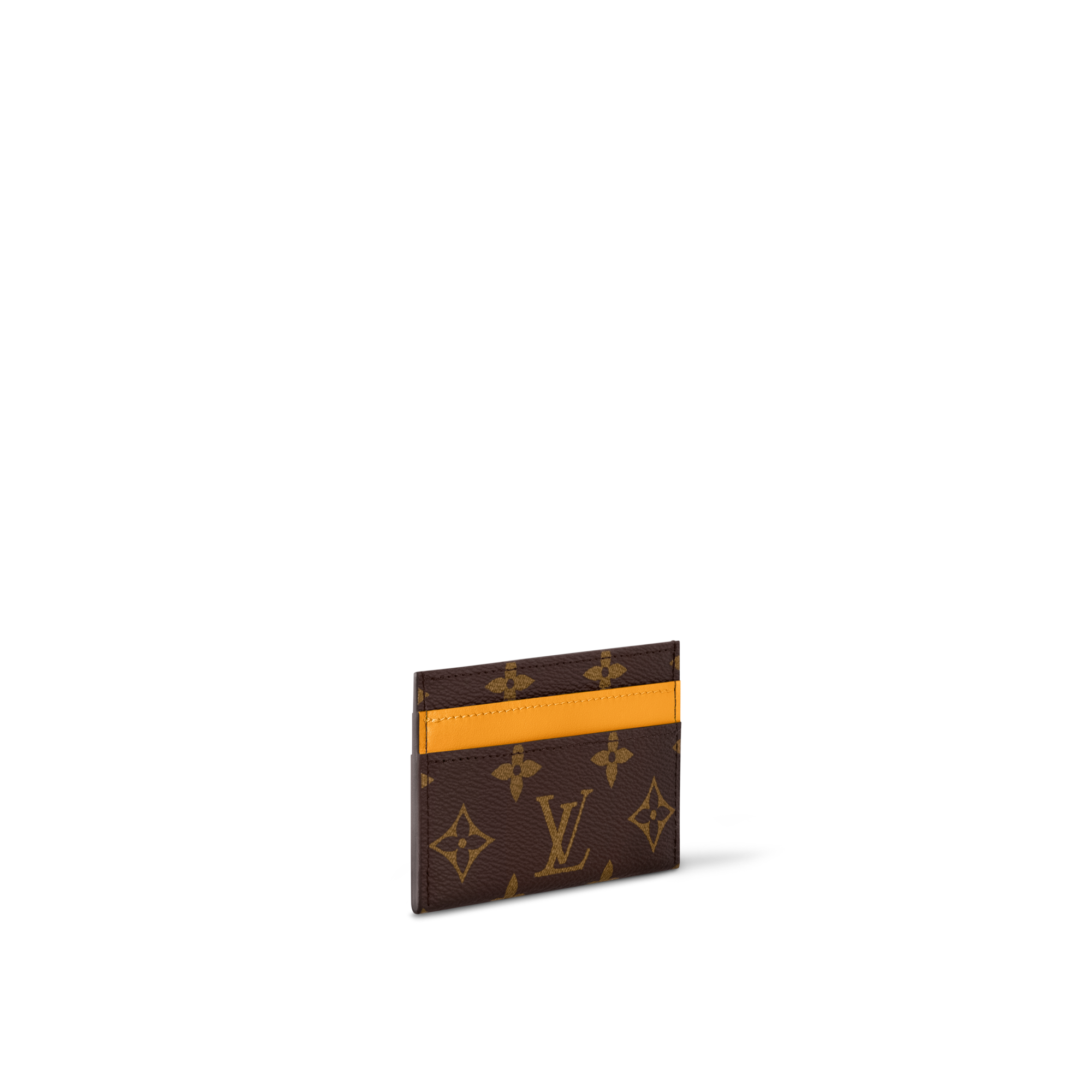 Double Card Holder Monogram Macassar Canvas in Women