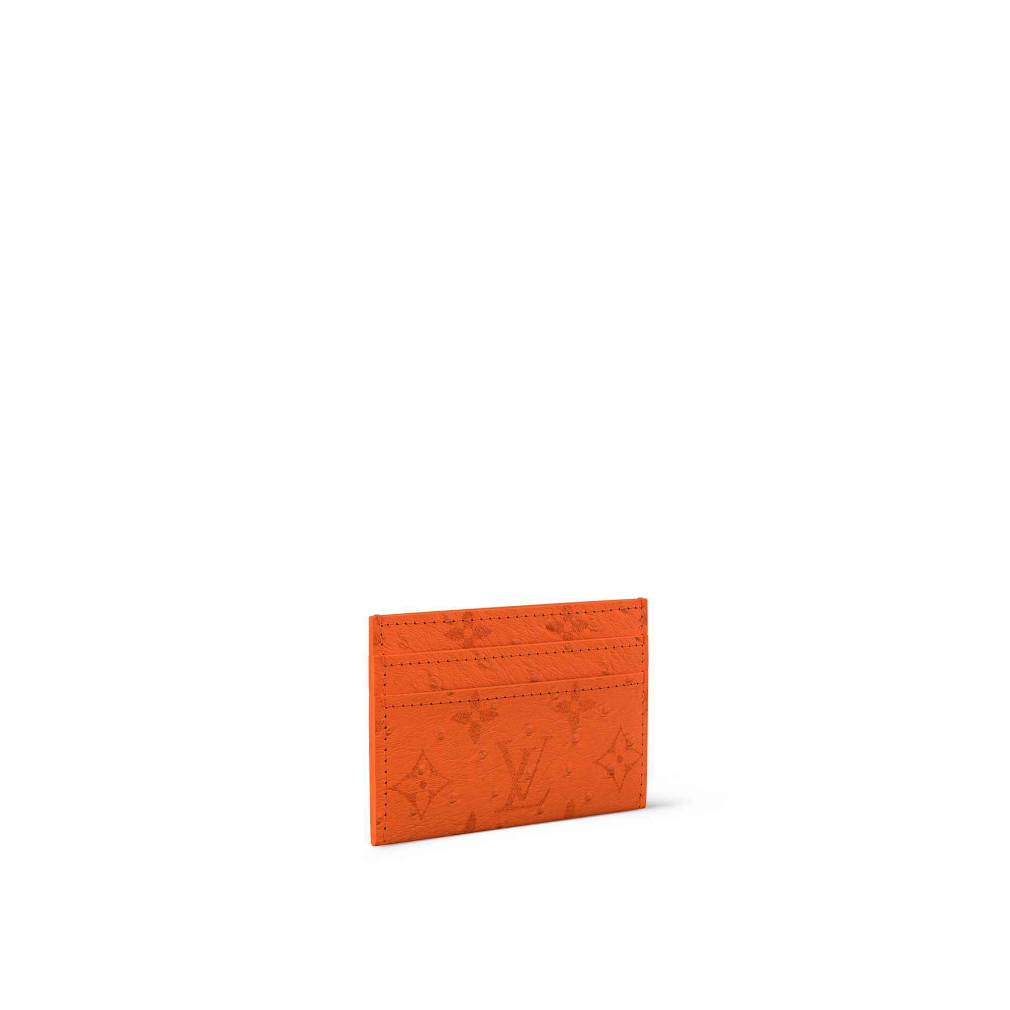 Double Card Holder Autruche in Men