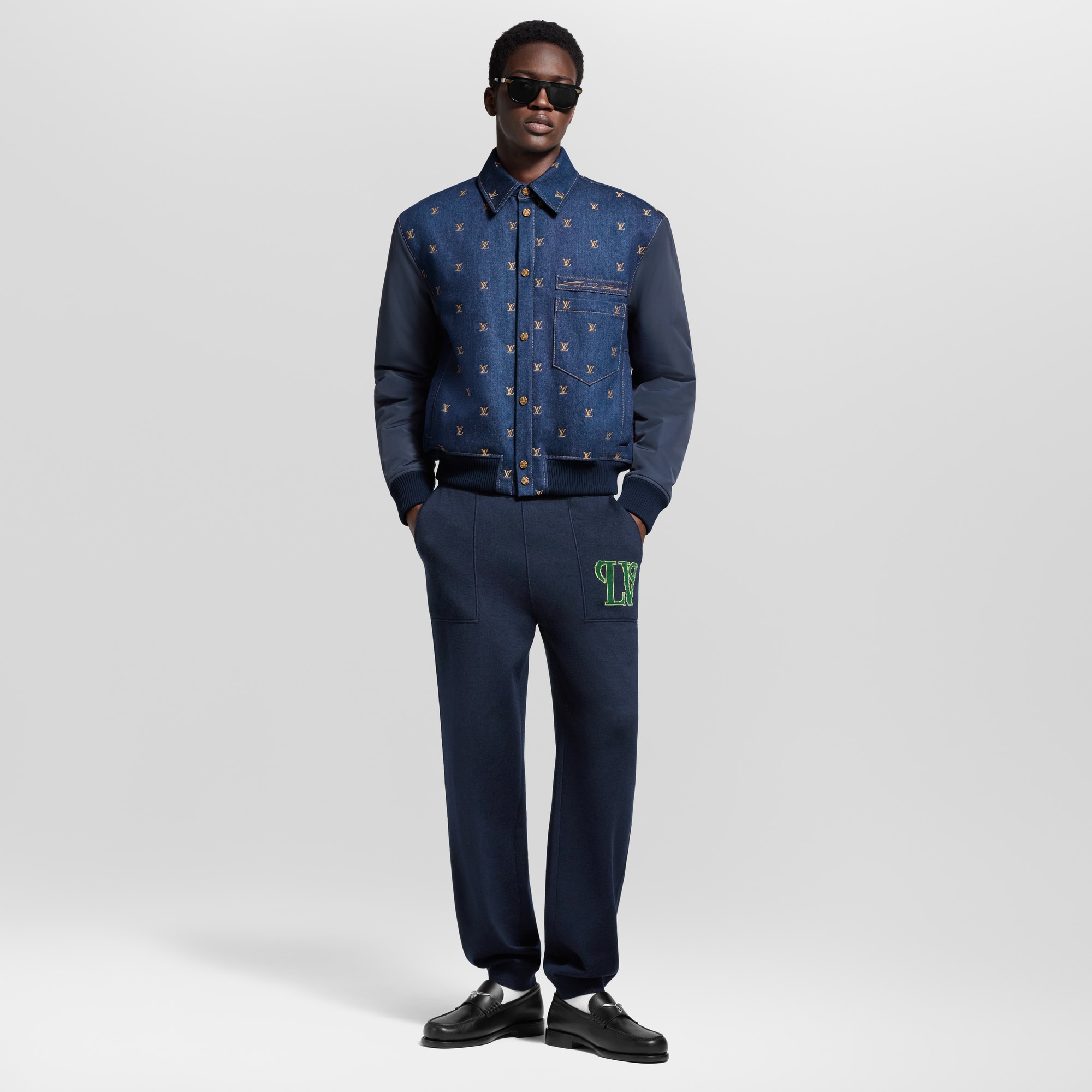 Double Face Jogging Pants  in Men