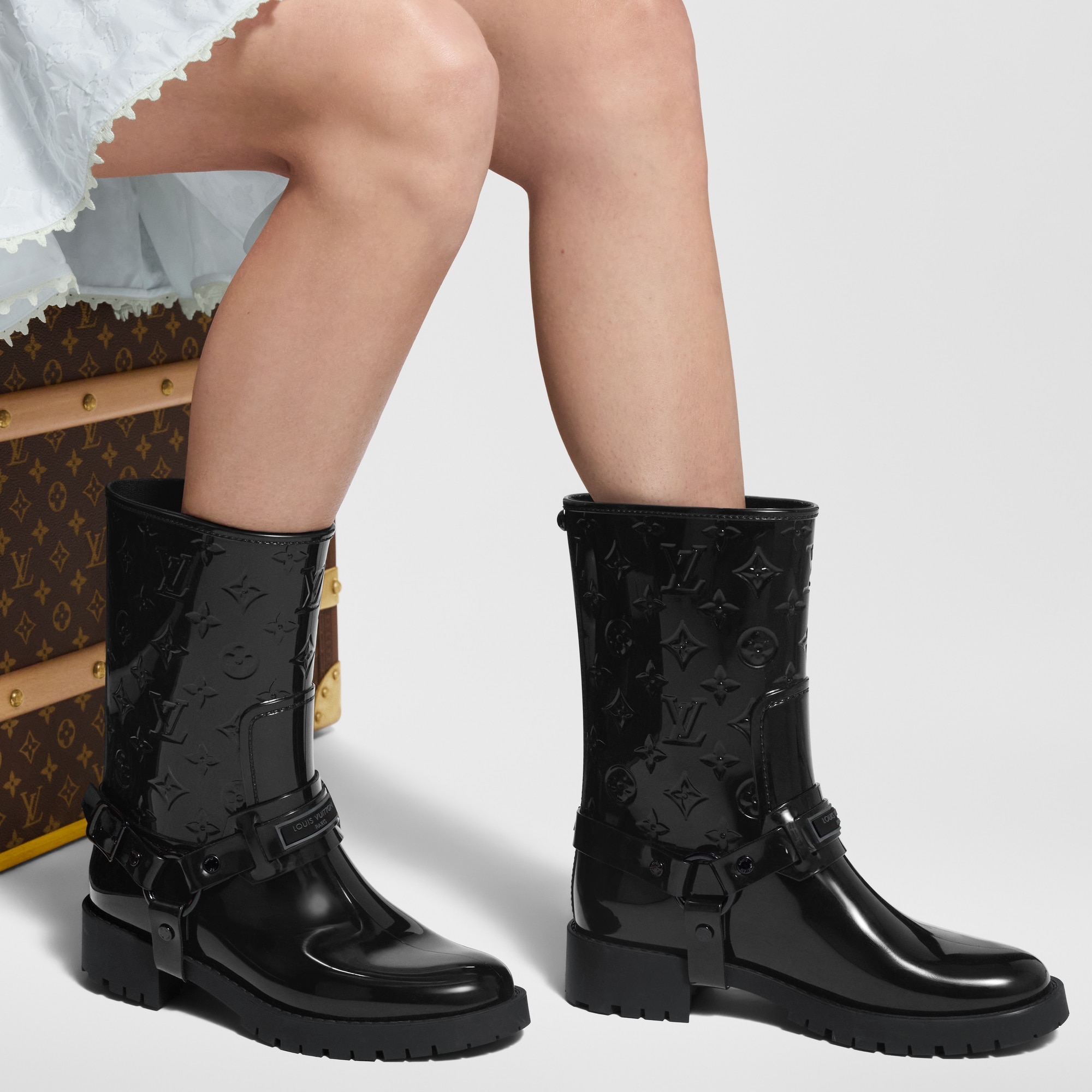 Drops Flat Half Rain Boot  in Women