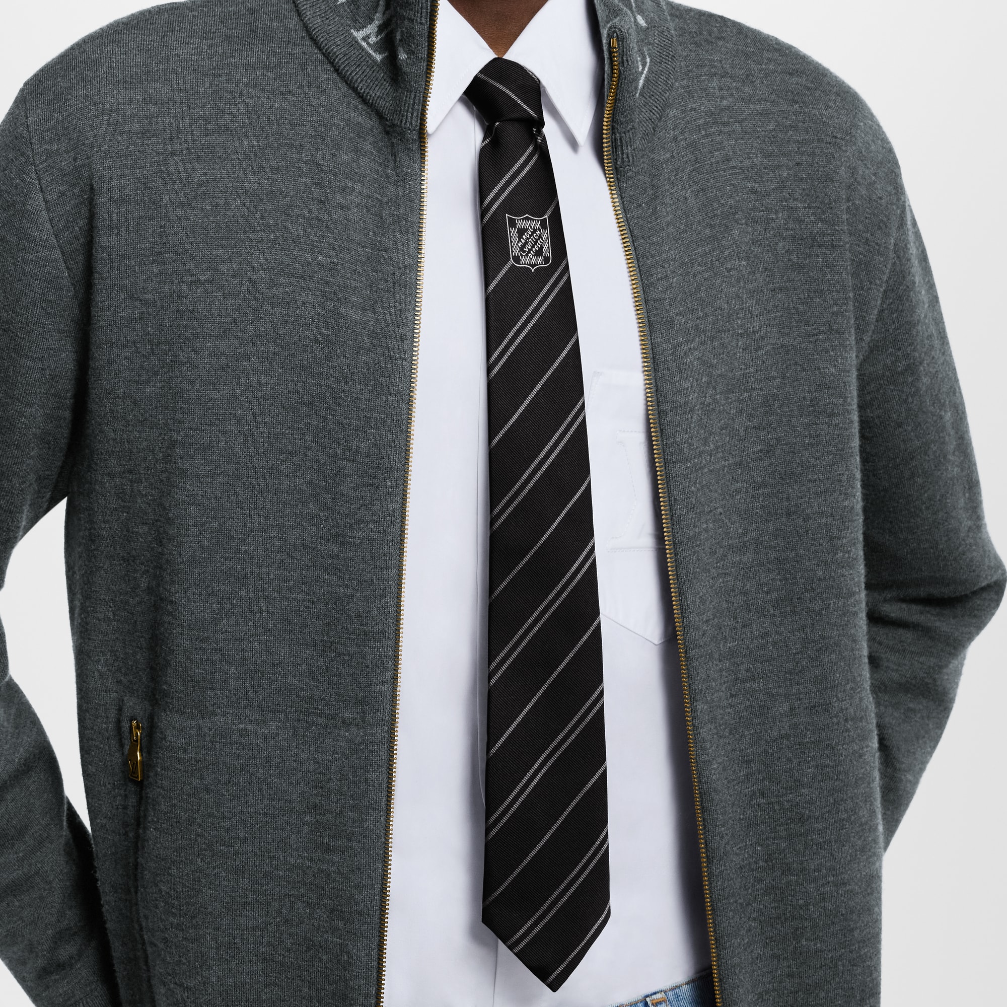 Ecu Stripes Tie . in Men
