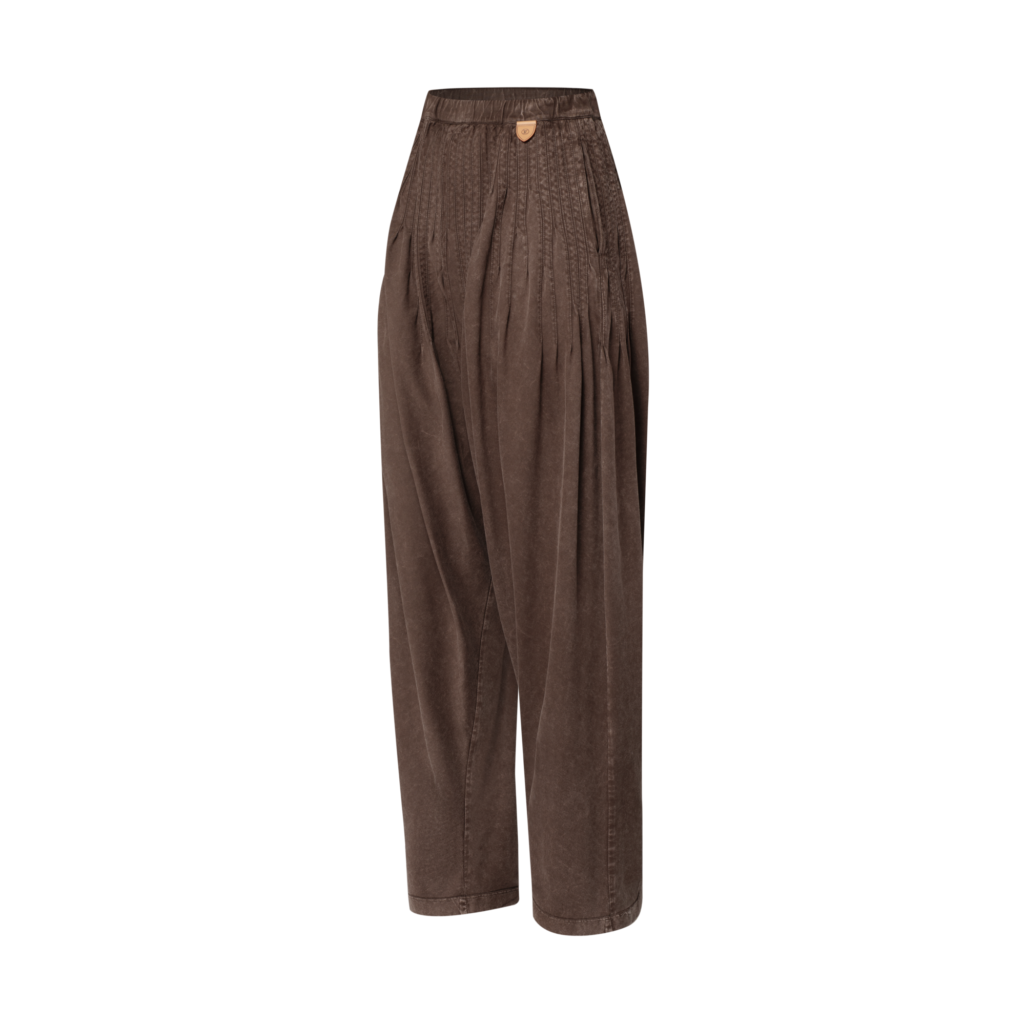 Elasticated Waistband Straight Pants  in Women