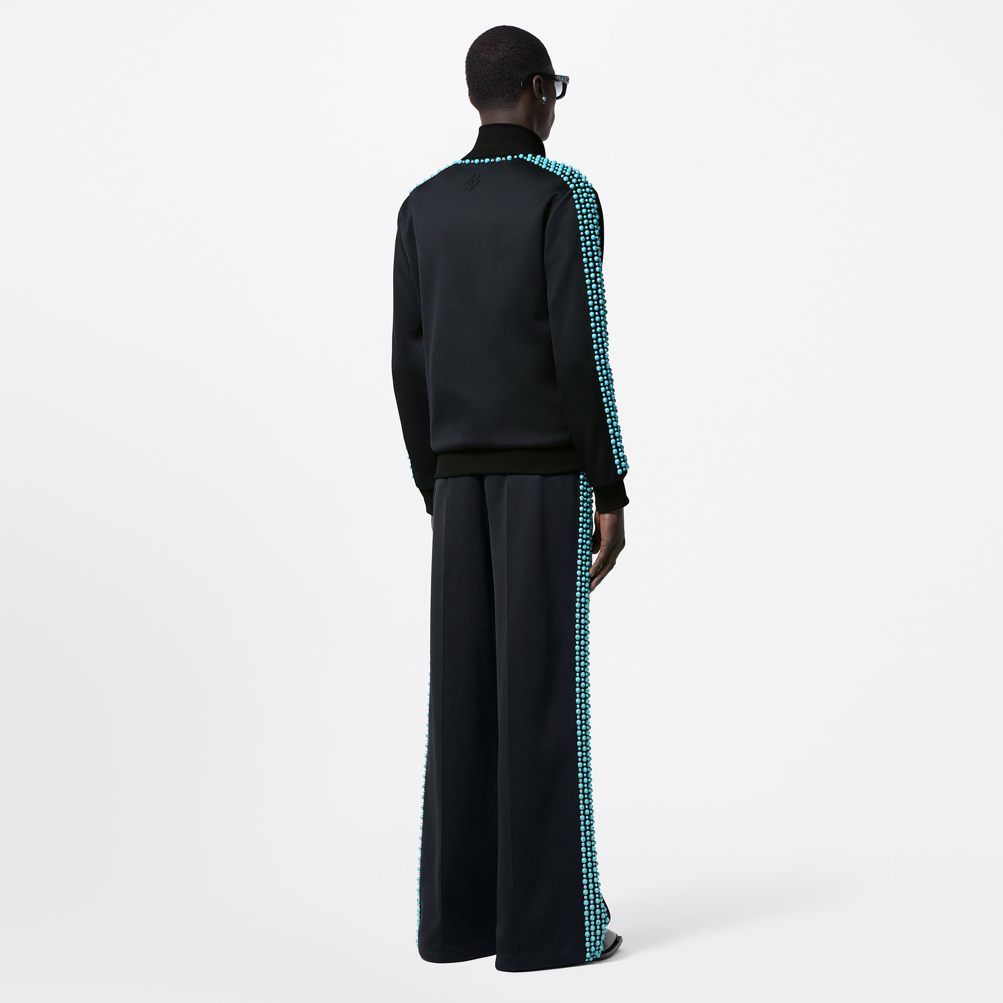Embellished Cotton Track Top    in Men
