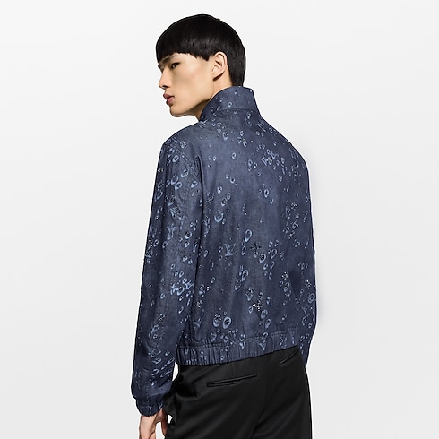 Embellished Denim Harrington Jacket in Men's Ready-to-Wear Outerwear and Coats collections by Louis Vuitton (Product zoom)