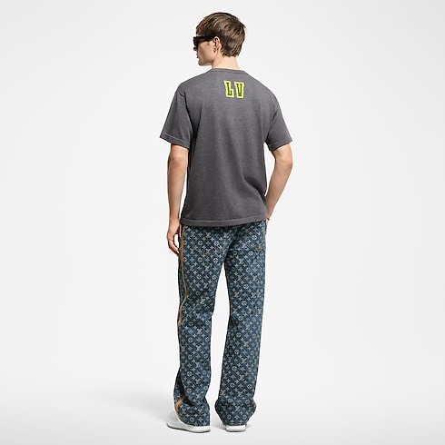 Embellished Short-Sleeved Cotton Crewneck in Men's Ready-to-Wear All Ready-to-Wear collections by Louis Vuitton (Product zoom)