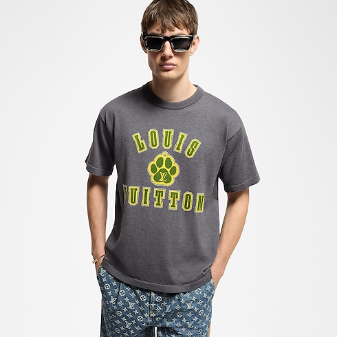 Embellished Short-Sleeved Cotton Crewneck in Men's Ready-to-Wear All Ready-to-Wear collections by Louis Vuitton (Product zoom)