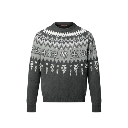 Embellished Wool-Cashmere Blend Pullover in Men's Ready-to-Wear All Ready-to-Wear collections by Louis Vuitton (Product zoom)