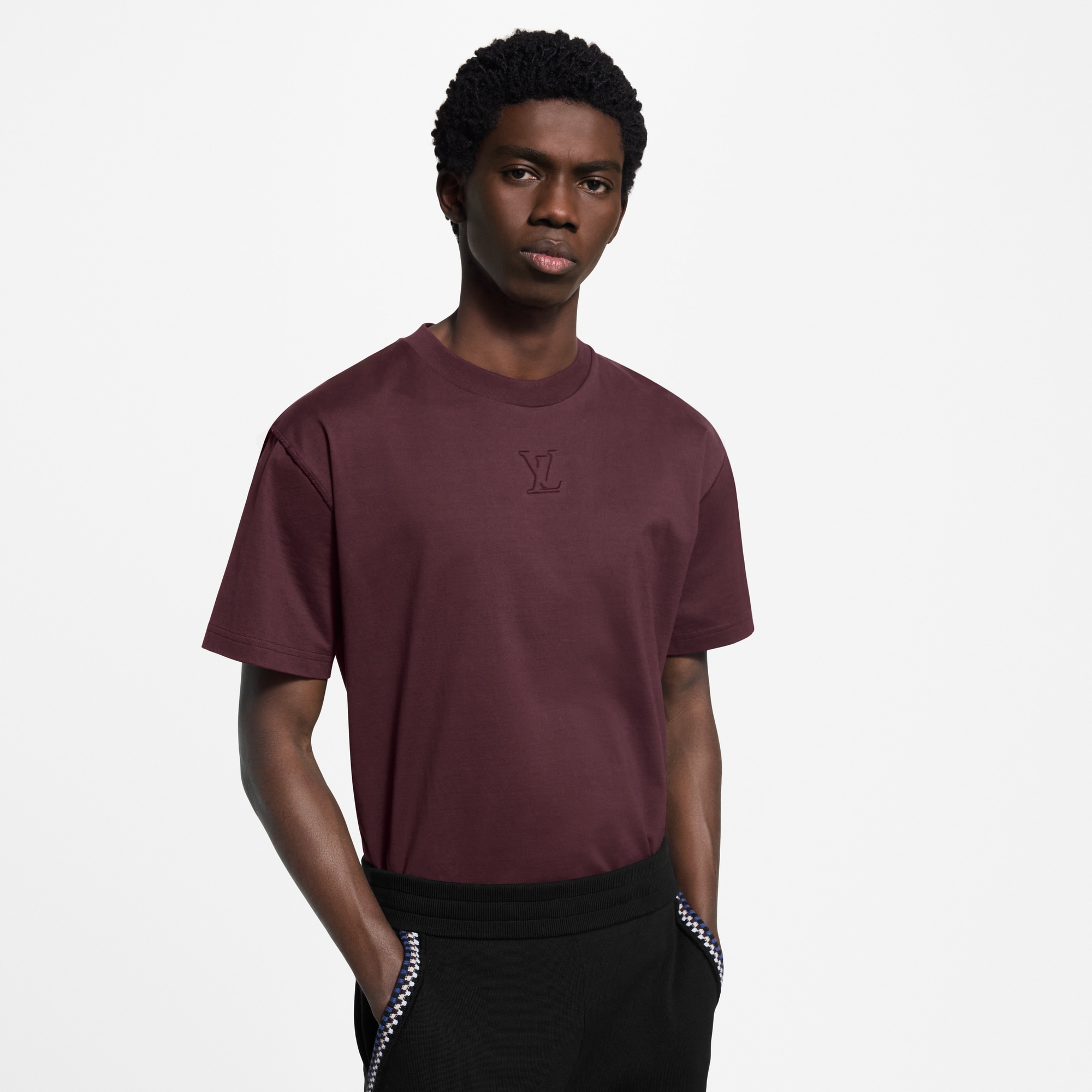 Embossed LV T-Shirt  in Men