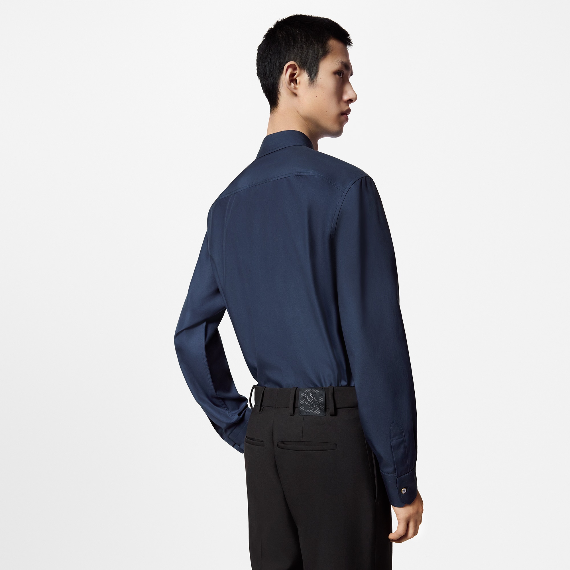 Embroidered Long-Sleeved Cotton Shirt

  in Men