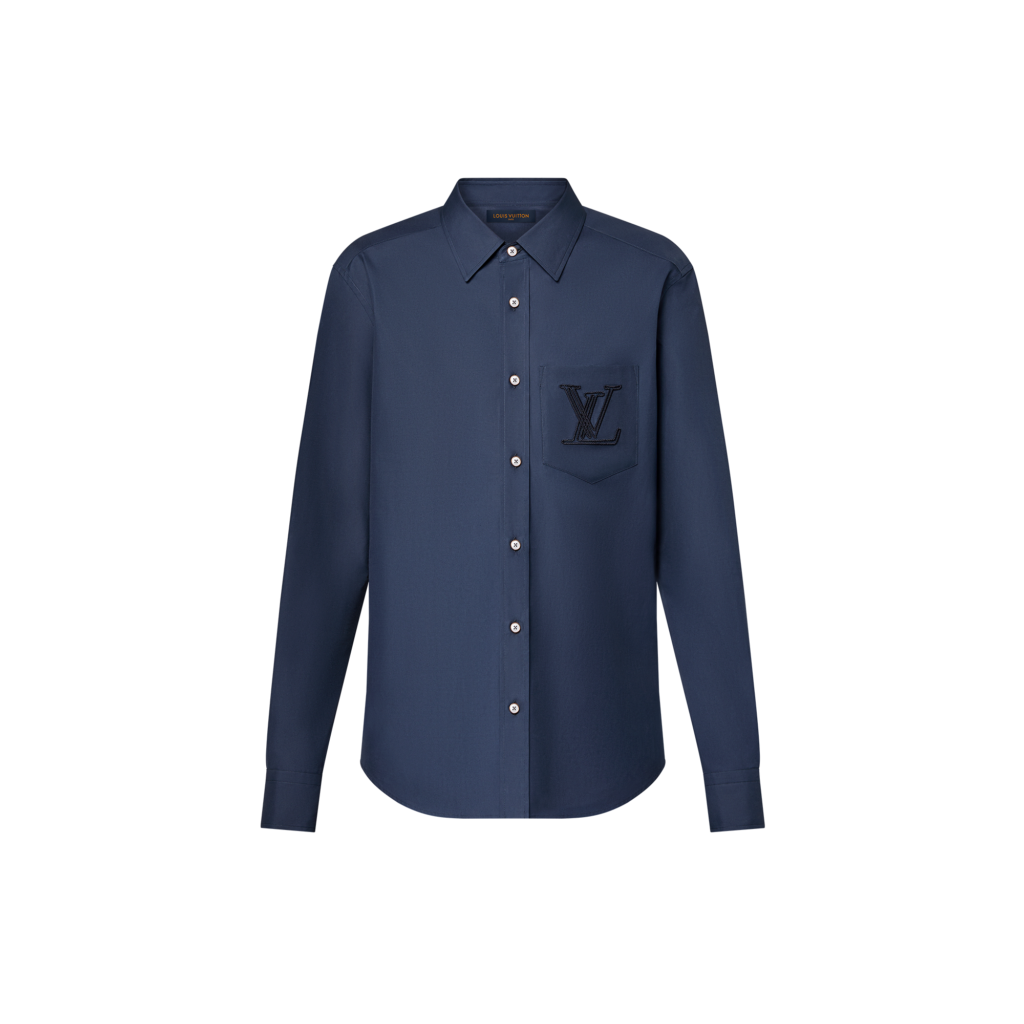 Embroidered Long-Sleeved Cotton Shirt

  in Men