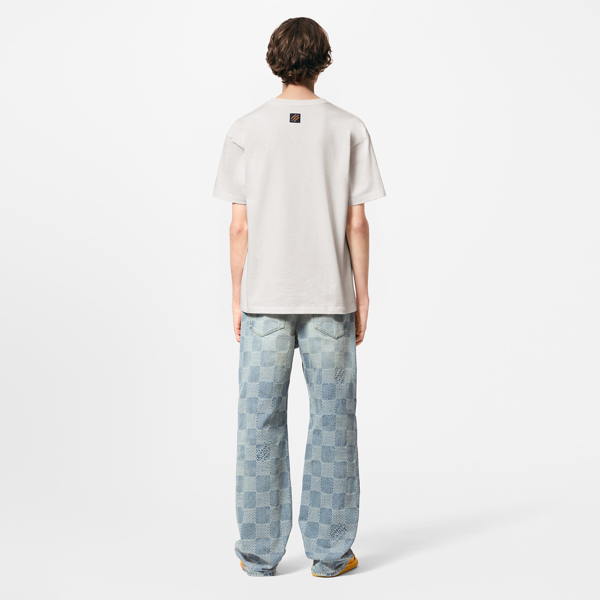 Embroidered Short-Sleeved T-Shirt  in Men