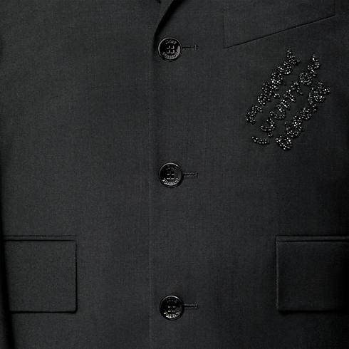 Embroidered Wool Signature Blouson in Men's Ready-to-Wear Outerwear and Coats collections by Louis Vuitton (Product zoom)