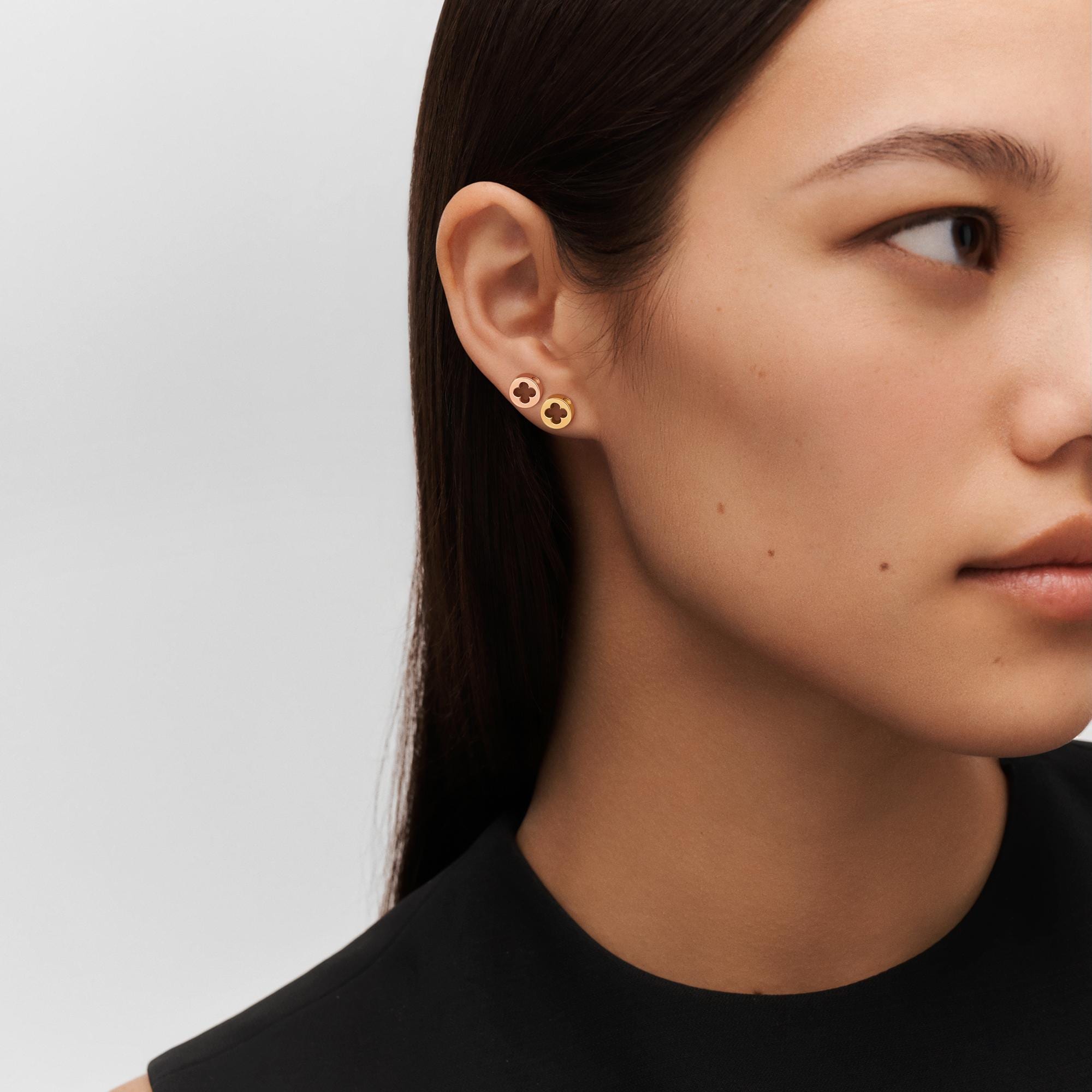 Empreinte Ear Studs, Yellow Gold  in Jewellery