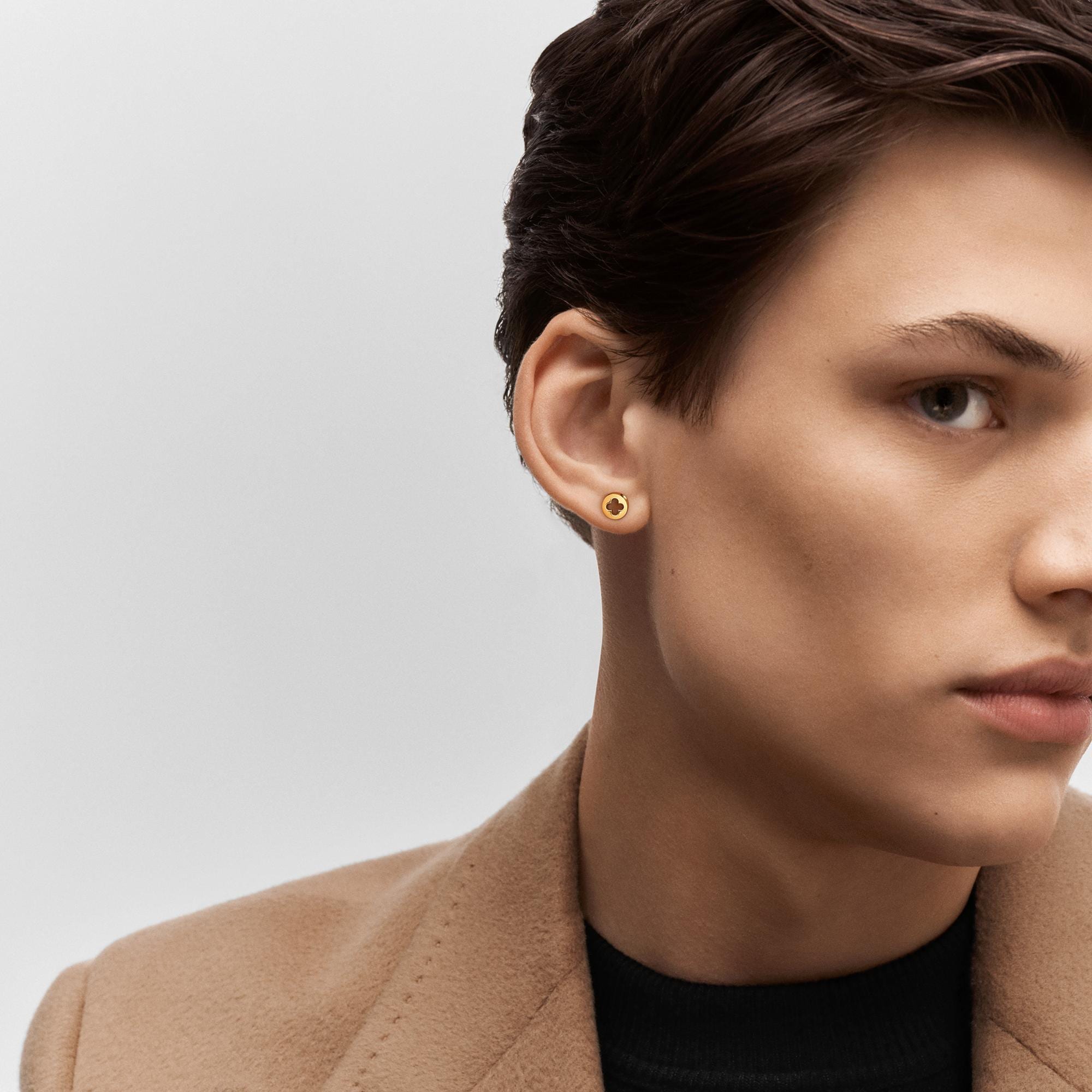 Empreinte Ear Studs, Yellow Gold  in Jewellery