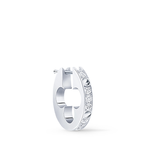 Empreinte Hoop, White Gold and Diamonds - Per Unit in Jewellery's Categories Earrings collections by Louis Vuitton (Product zoom)