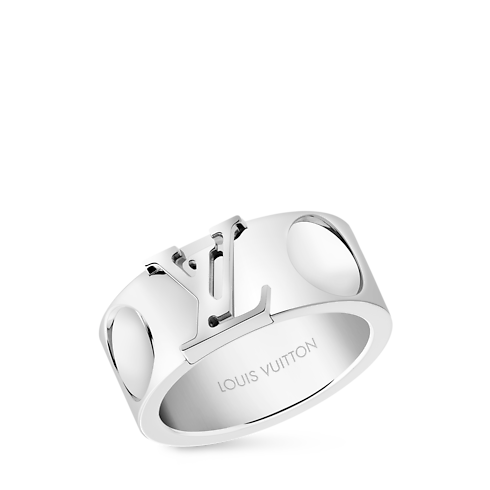 Empreinte Large Ring, White Gold in Jewellery's Categories All Fine Jewellery collections by Louis Vuitton (Product zoom)