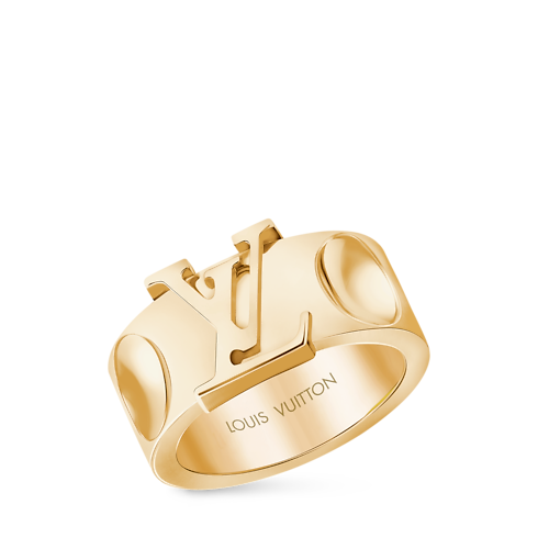 Empreinte Large Ring, Yellow Gold in Jewellery's Categories All Fine Jewellery collections by Louis Vuitton (Product zoom)