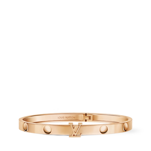 Empreinte Medium Bangle, Pink Gold in Les Extraordinaires's Jewelry Bracelets collections by Louis Vuitton (Product zoom)