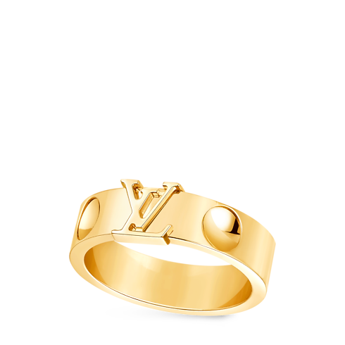 Empreinte Medium Ring, Yellow Gold in Les Extraordinaires's Jewelry Rings collections by Louis Vuitton (Product zoom)
