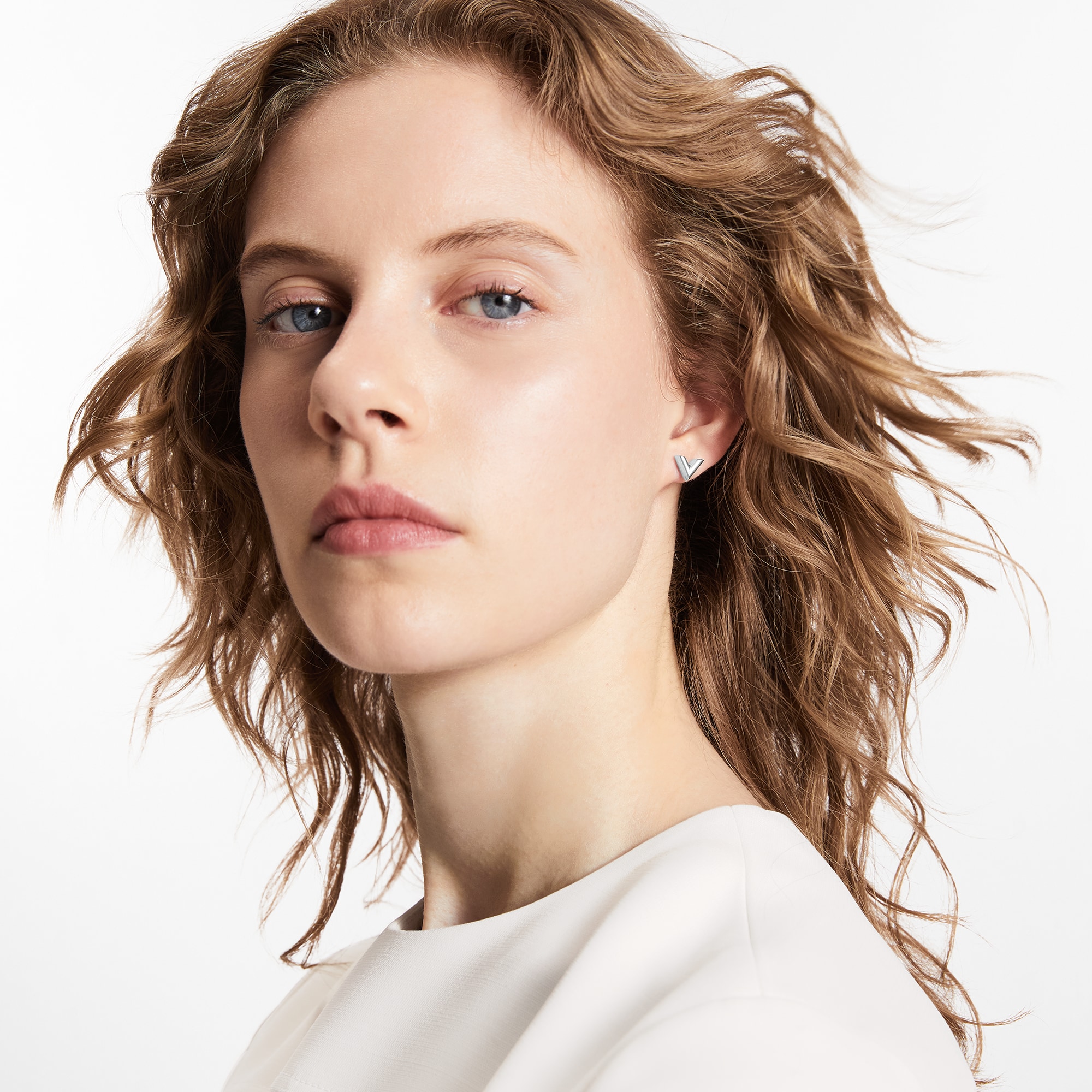 Essential V Stud Earrings . in Women