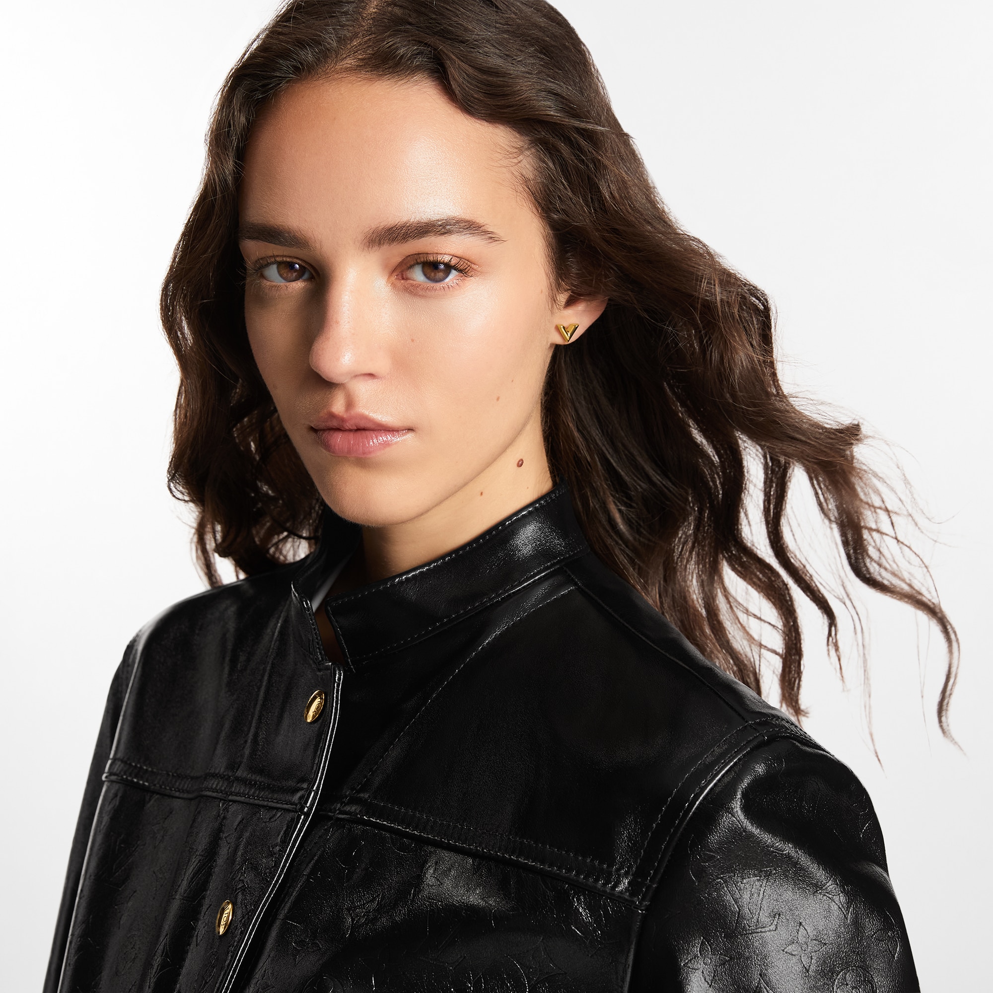 Essential V Stud Earrings . in Women