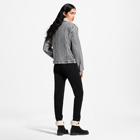Fleece-Lined Denim Jacket in Women's Ready-to-Wear Coats and Jackets collections by Louis Vuitton (Product zoom)