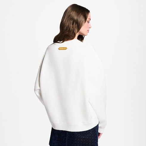 Flocked Signature Sweater in Women's Ready-to-Wear T-shirts and Sweatshirts collections by Louis Vuitton (Product zoom)