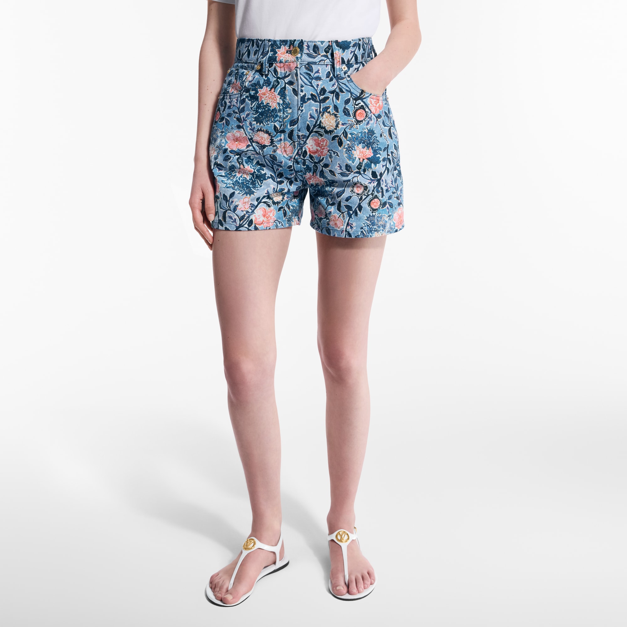 Floral Vine  Shorts   in Women