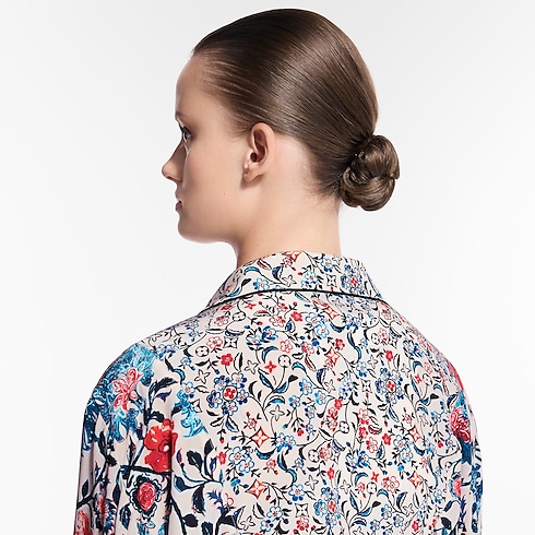 Floral Vine Pajama Shirt in Women's Ready-to-Wear Tops collections by Louis Vuitton (Product zoom)