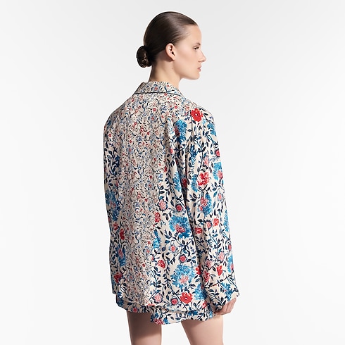 Floral Vine Pajama Shirt in Women's Ready-to-Wear Tops collections by Louis Vuitton (Product zoom)