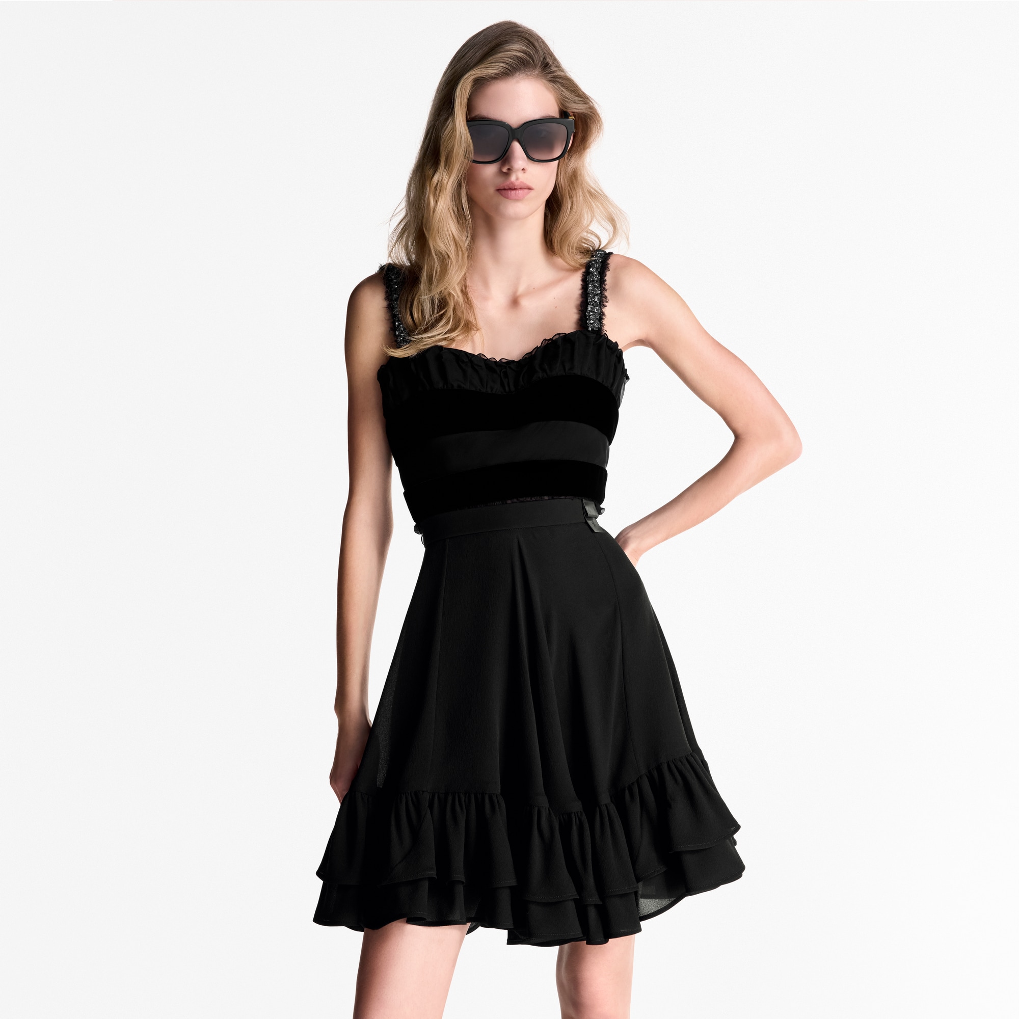 Flounce Hem Skirt   in Women