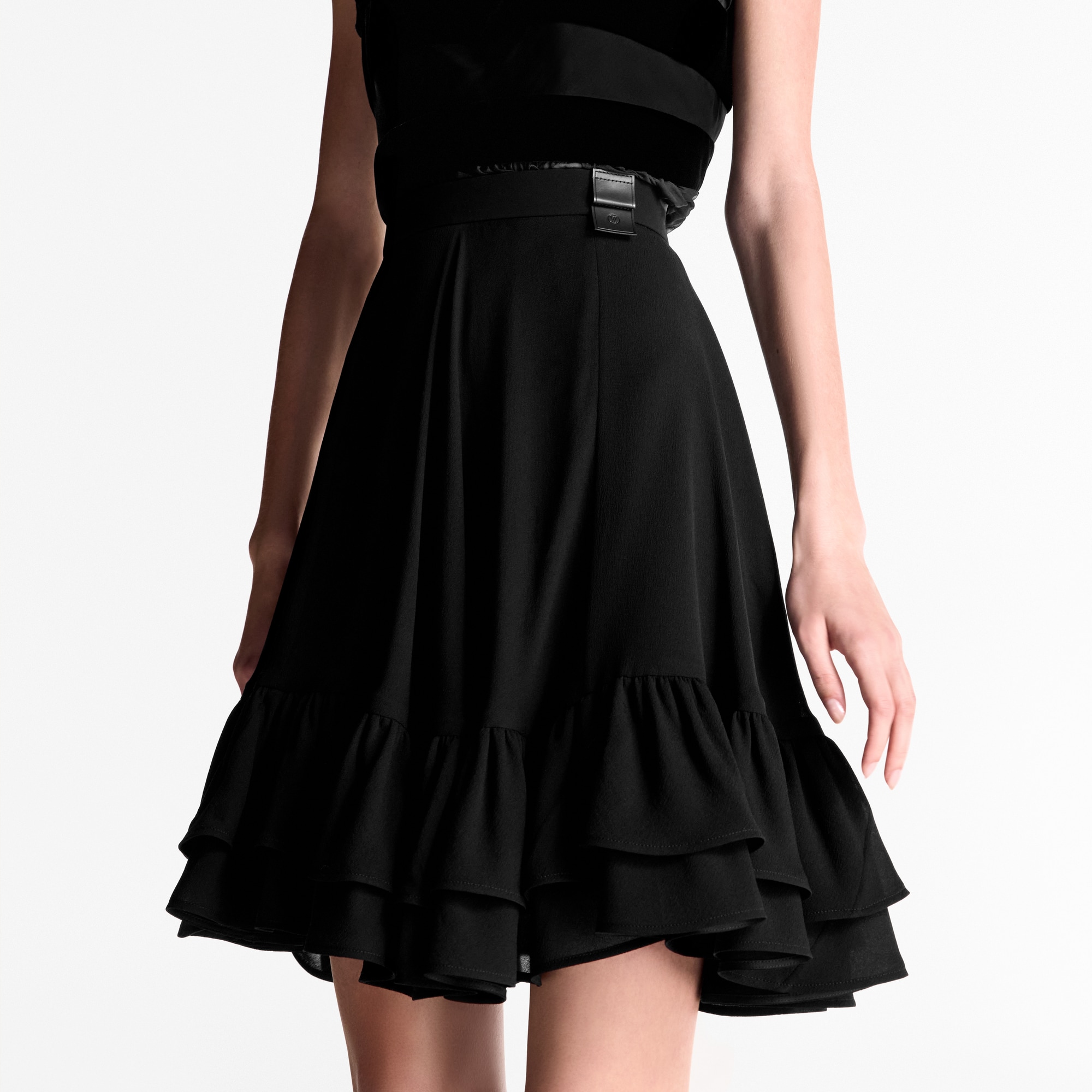 Flounce Hem Skirt   in Women