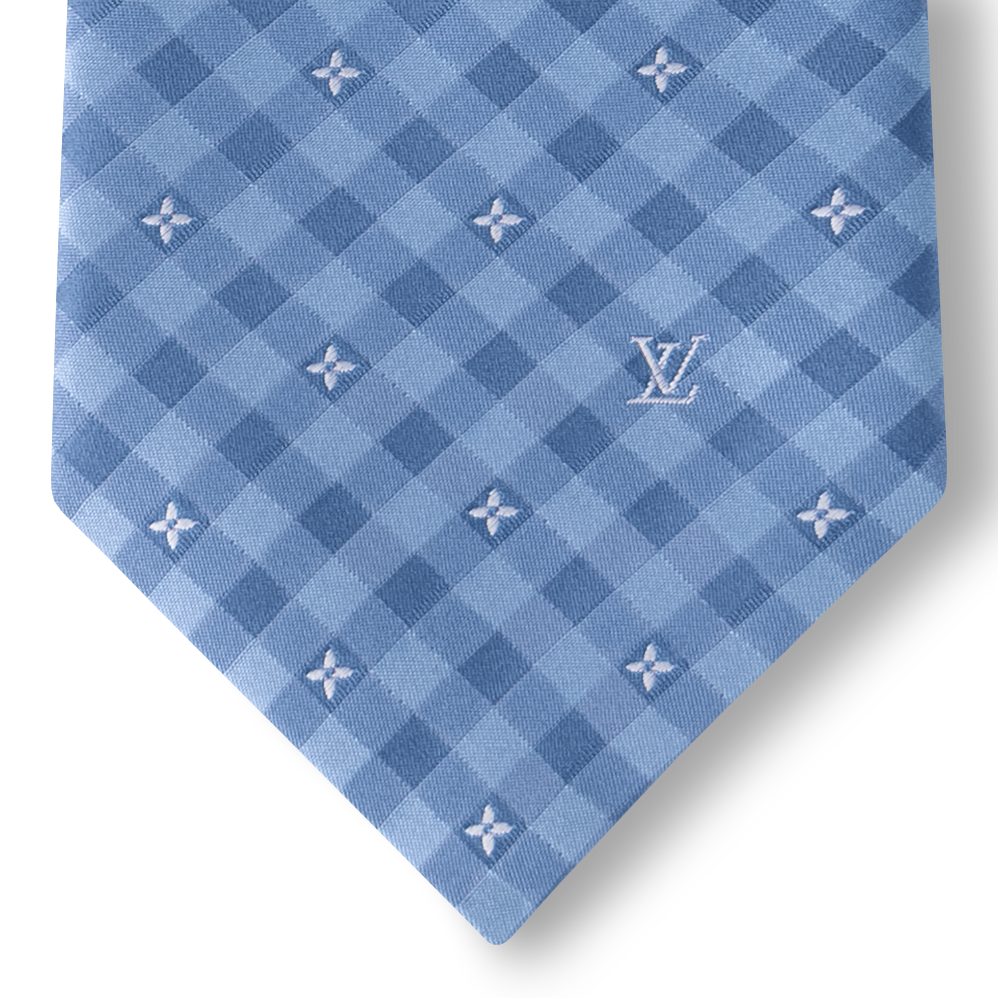 Flowers Check Tie . in Men
