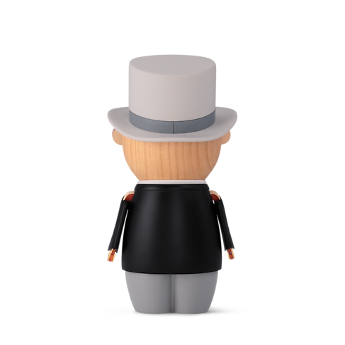 Gaston Bridegroom . in Trunks, Travel and Home's Sport and Lifestyle Lifestyle and Vivienne Dolls collections by Louis Vuitton (Product zoom)