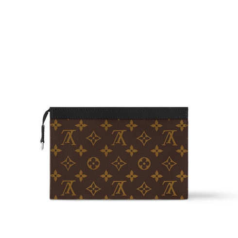 Gaston Wearable Wallet Monogram Macassar Canvas in Men's Wallets and Small Leather Goods Mini Bags collections by Louis Vuitton (Product zoom)