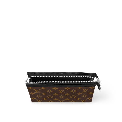 Gaston Wearable Wallet Monogram Macassar Canvas in Men's Wallets and Small Leather Goods Mini Bags collections by Louis Vuitton (Product zoom)
