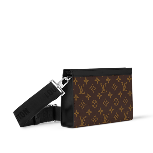 Gaston Wearable Wallet Monogram Macassar Canvas in Men's Wallets and Small Leather Goods Mini Bags collections by Louis Vuitton (Product zoom)