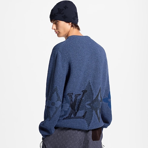 Graphic Crewneck in New's For Men App Early Access: LV Ski collections by Louis Vuitton (Product zoom)