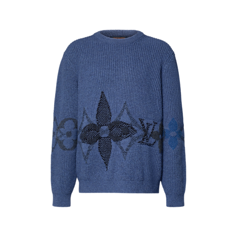 Graphic Crewneck in New's For Men App Early Access: LV Ski collections by Louis Vuitton (Product zoom)