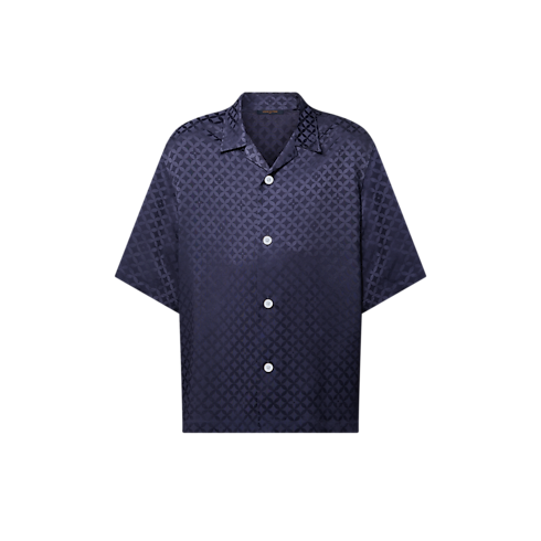 Graphic Jacquard Short-Sleeved Shirt in Men's Ready-to-Wear Shirts collections by Louis Vuitton (Product zoom)