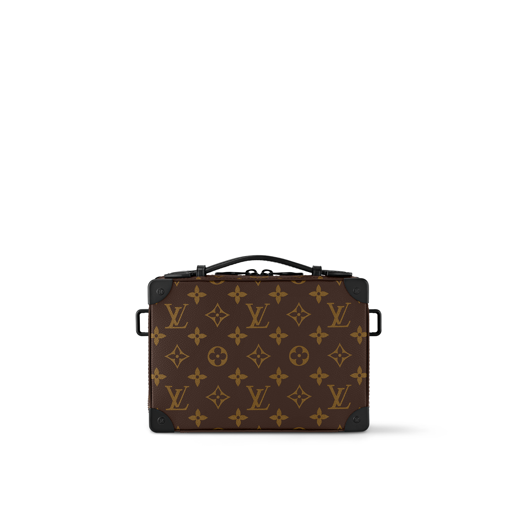 Handle Soft Trunk Monogram Macassar Canvas in Men