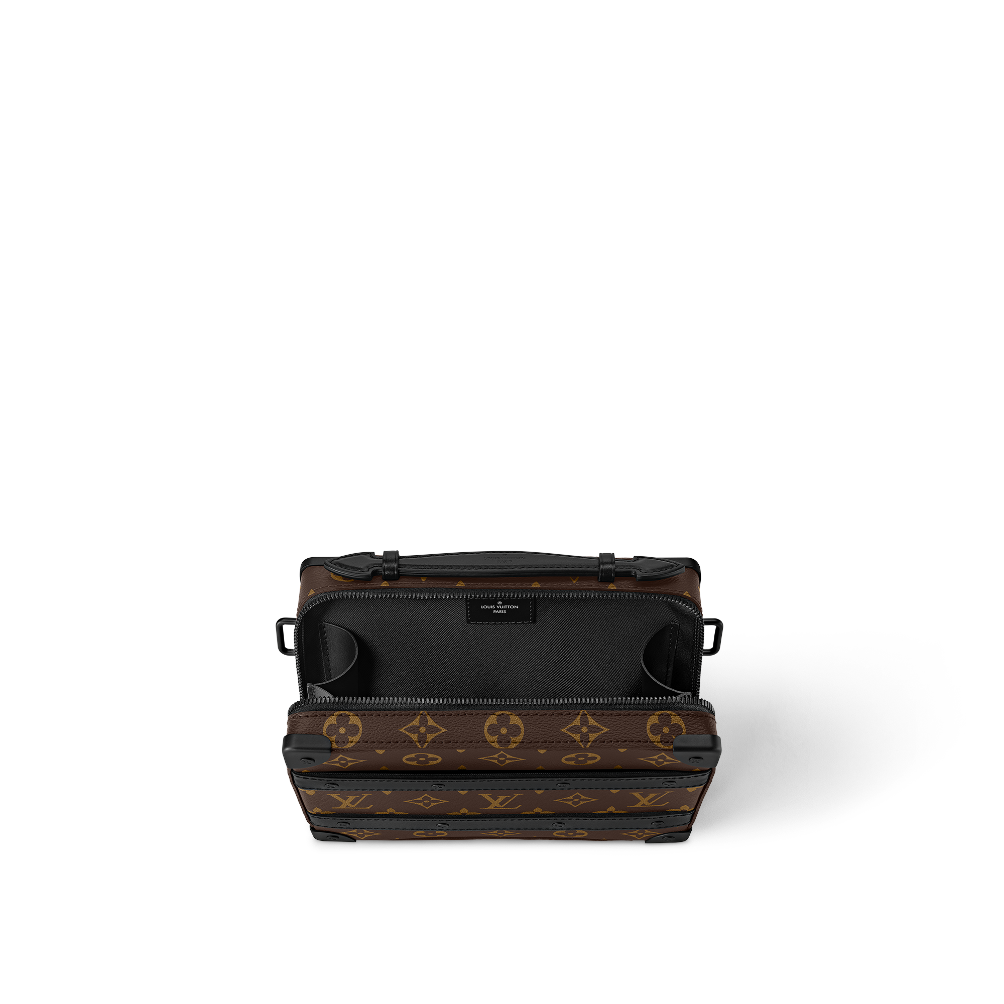 Handle Soft Trunk Monogram Macassar Canvas in Men