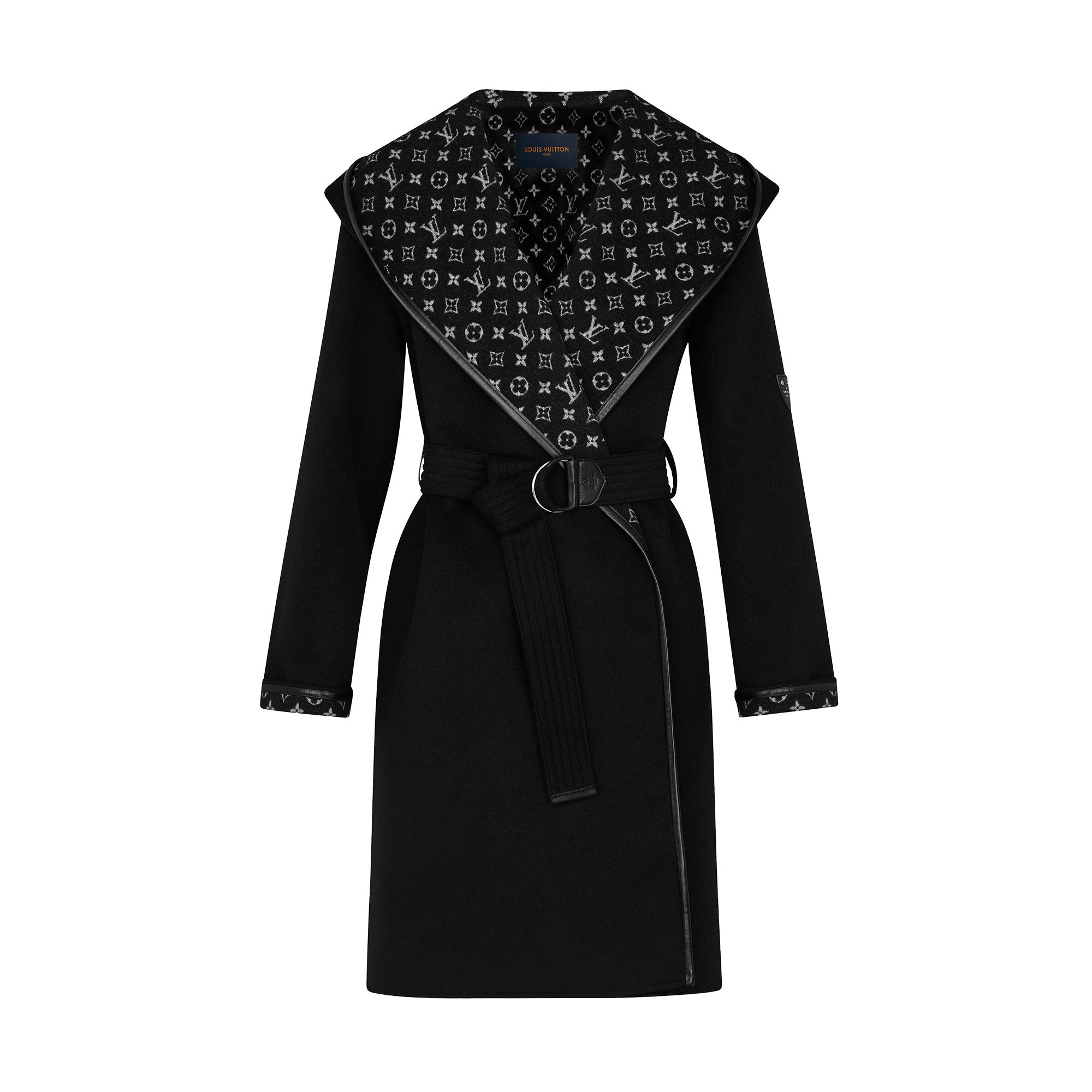 Hooded Wrap Coat  in Women