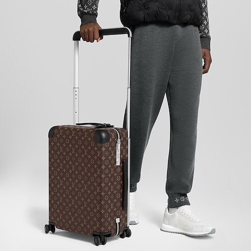 Horizon 55 Monogram Macassar in Men's Travel Rolling Luggage collections by Louis Vuitton (Product zoom)