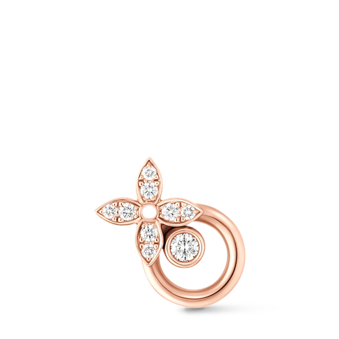 Idylle Blossom Ear Cuff, Pink Gold And Diamonds - Per Unit in Jewellery's Categories Earrings collections by Louis Vuitton
