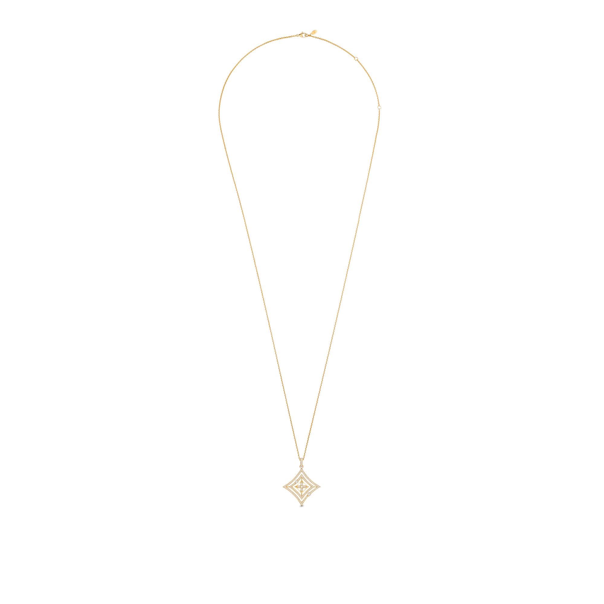 Idylle Blossom Medallion, Yellow Gold And Diamonds  in Jewellery