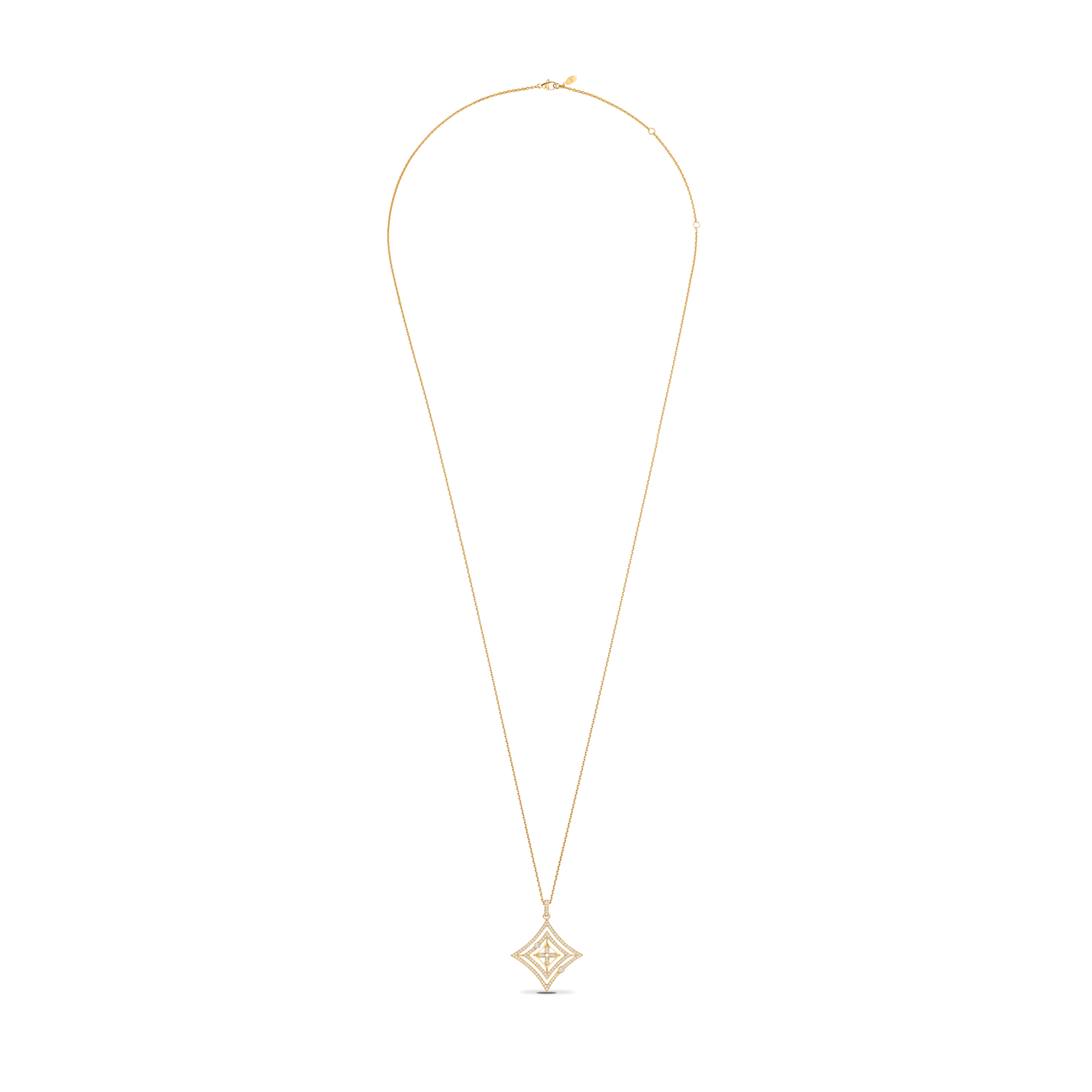 Idylle Blossom Medallion, Yellow Gold And Diamonds  in Jewellery