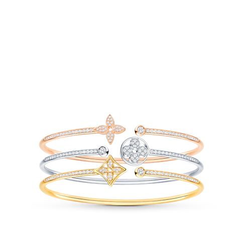 Idylle Blossom Twist Bracelet, Yellow Gold And Diamonds in Jewellery's Categories All Fine Jewellery collections by Louis Vuitton (Product zoom)