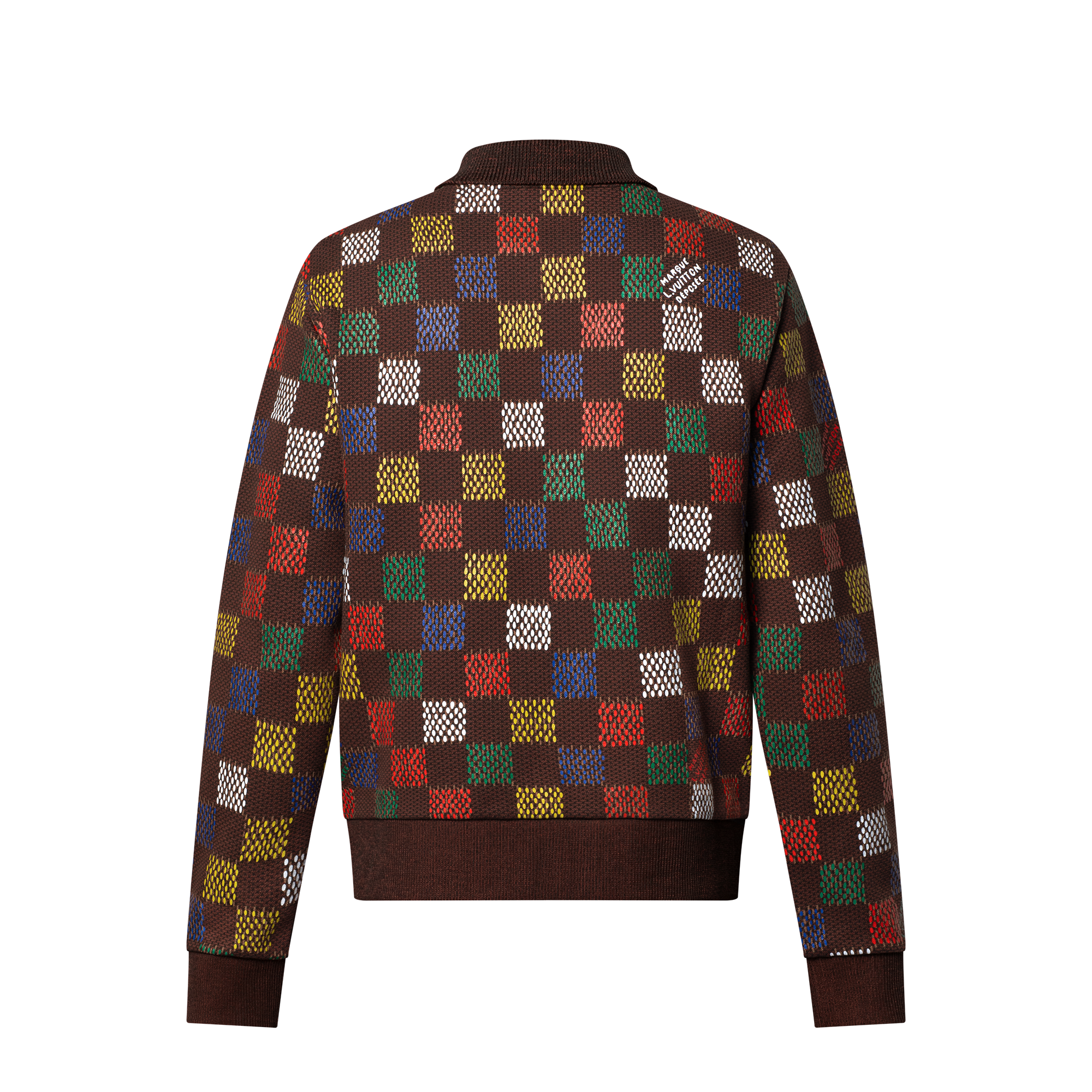 Jacquard Damier Cotton Jersey Blouson  in Men