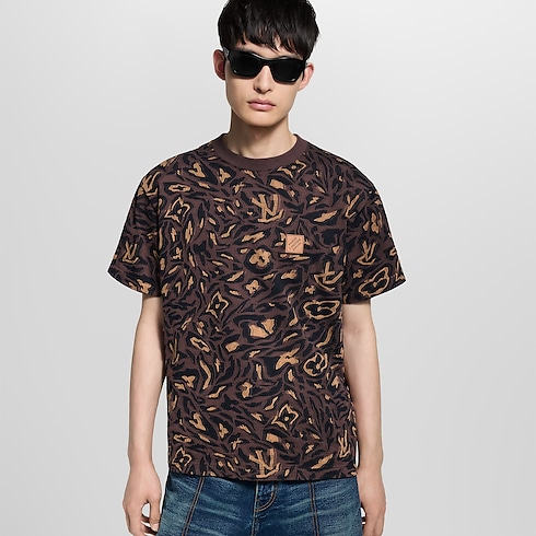Jacquard T-Shirt in Men's Ready-to-Wear T-shirts and Polos collections by Louis Vuitton (Product zoom)